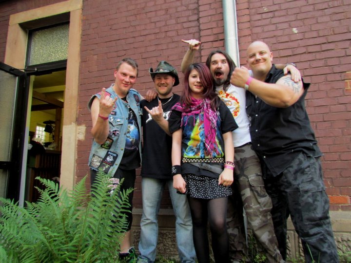 After the show with a new fan ;-)